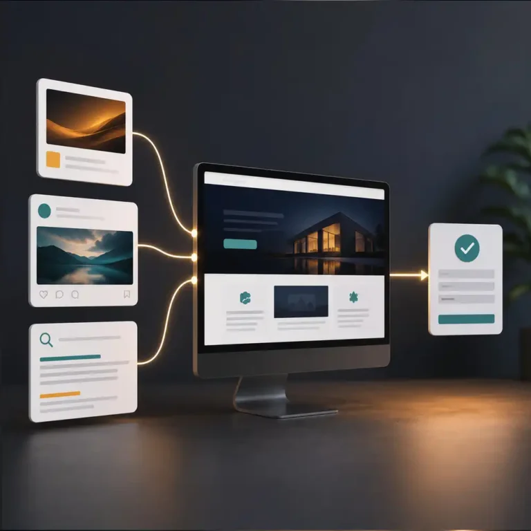 Website and marketing working together to turn attention into leads