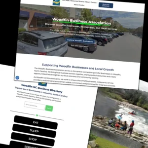 New Woodfin Business Association website, business directory and Taylor’s Wave